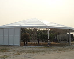 25M Clear Span Heptagon Tent 