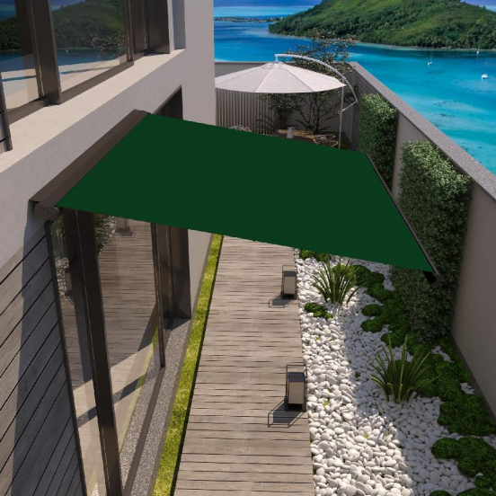 Heavy-duty full cassete retractable awning: the perfect choice for hotel terraces