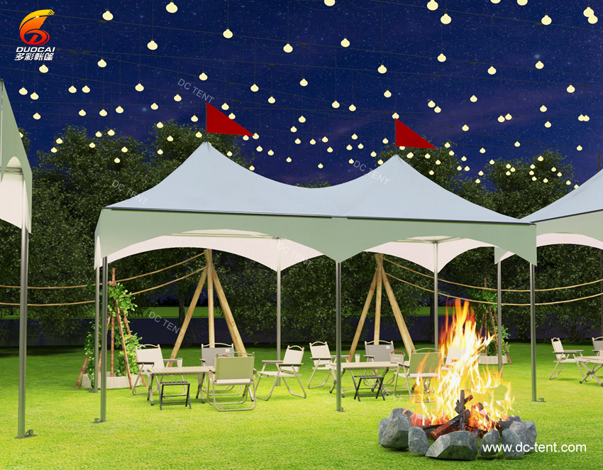 Outdoor pavilion beach tent temporary quick party peak pagoda Tent