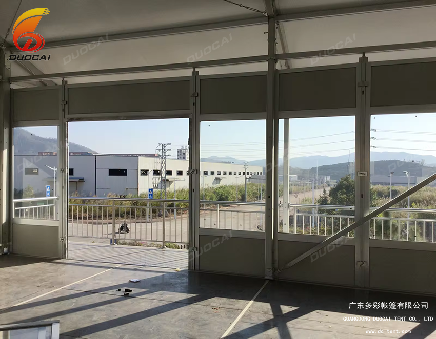 High Quality Aluminum Structure Glass Doors and Windows Double Decker Dormitory