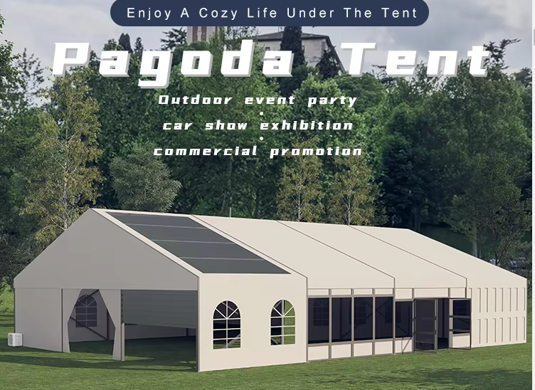 party tent for 100 guests，Big Outdoor Large  Aluminum Structure Tent Hall Waterproof For All Events