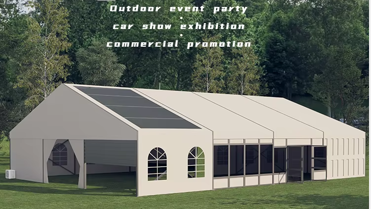 party tent for 100 guests，Big Outdoor Large  Aluminum Structure Tent Hall Waterproof For All Events